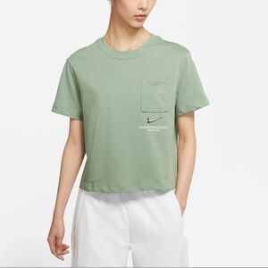 Nike Sage Green Cropped Tee